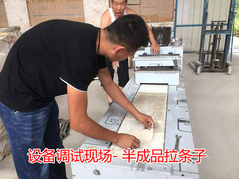 青海耿先生購買全套扯面拉條子生產設備